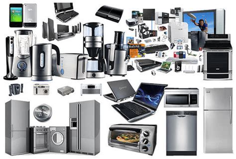 all home appliances and electronics.